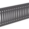 Brüstung Balkonschalung 255 x 96 cm, Fichte, schiefergrau