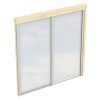 Seitenwand m. Polycarbonatplatten 205 x 200 cm, Fichte, natur