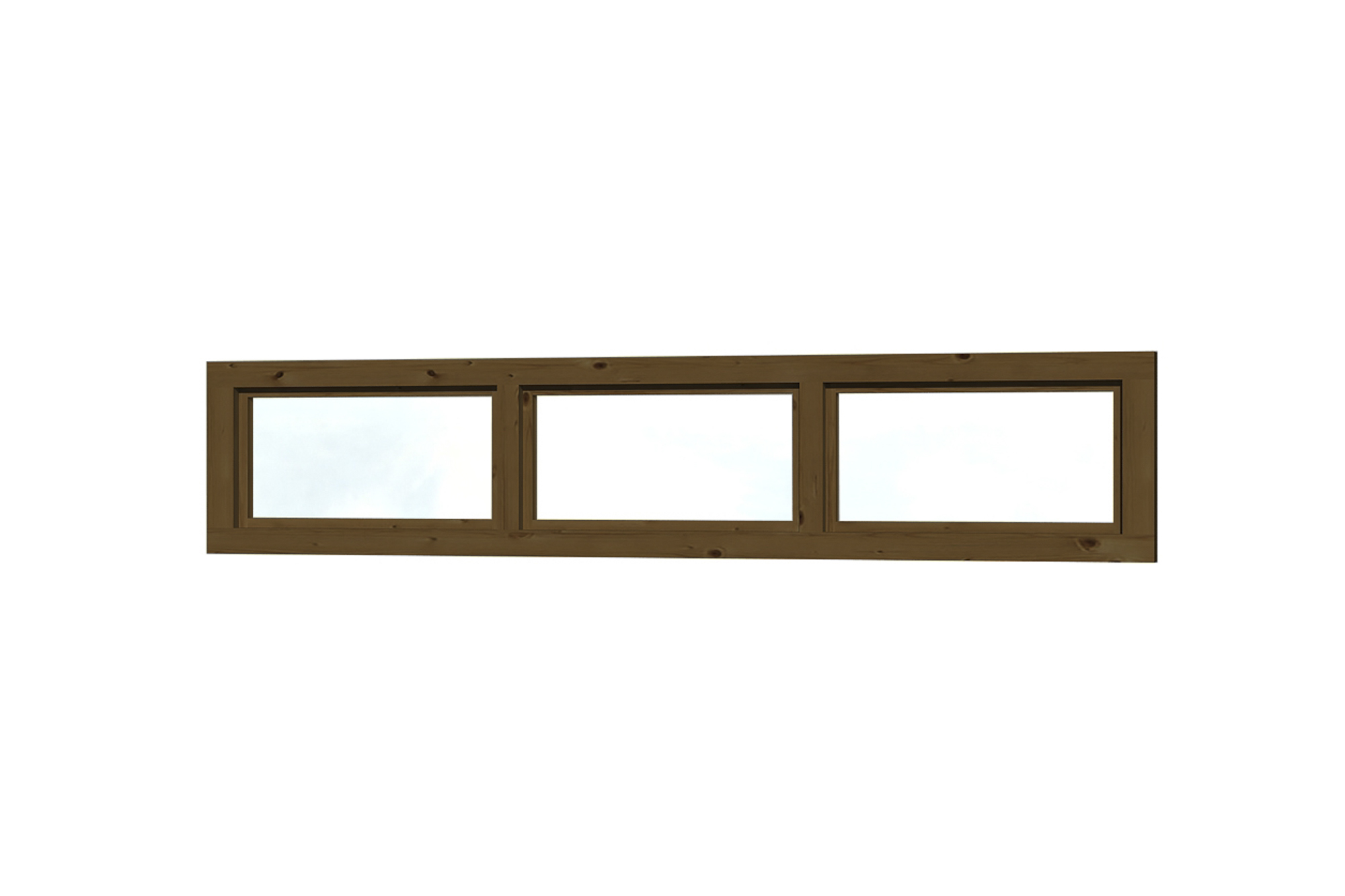 Oberlicht 147 x 30 cm, nussbaum