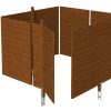 Abstellraum C2, 314x317cm, Profilschalung, nussbaum