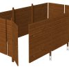 Abstellraum C6, 573x317cm, Profilschalung, nussbaum