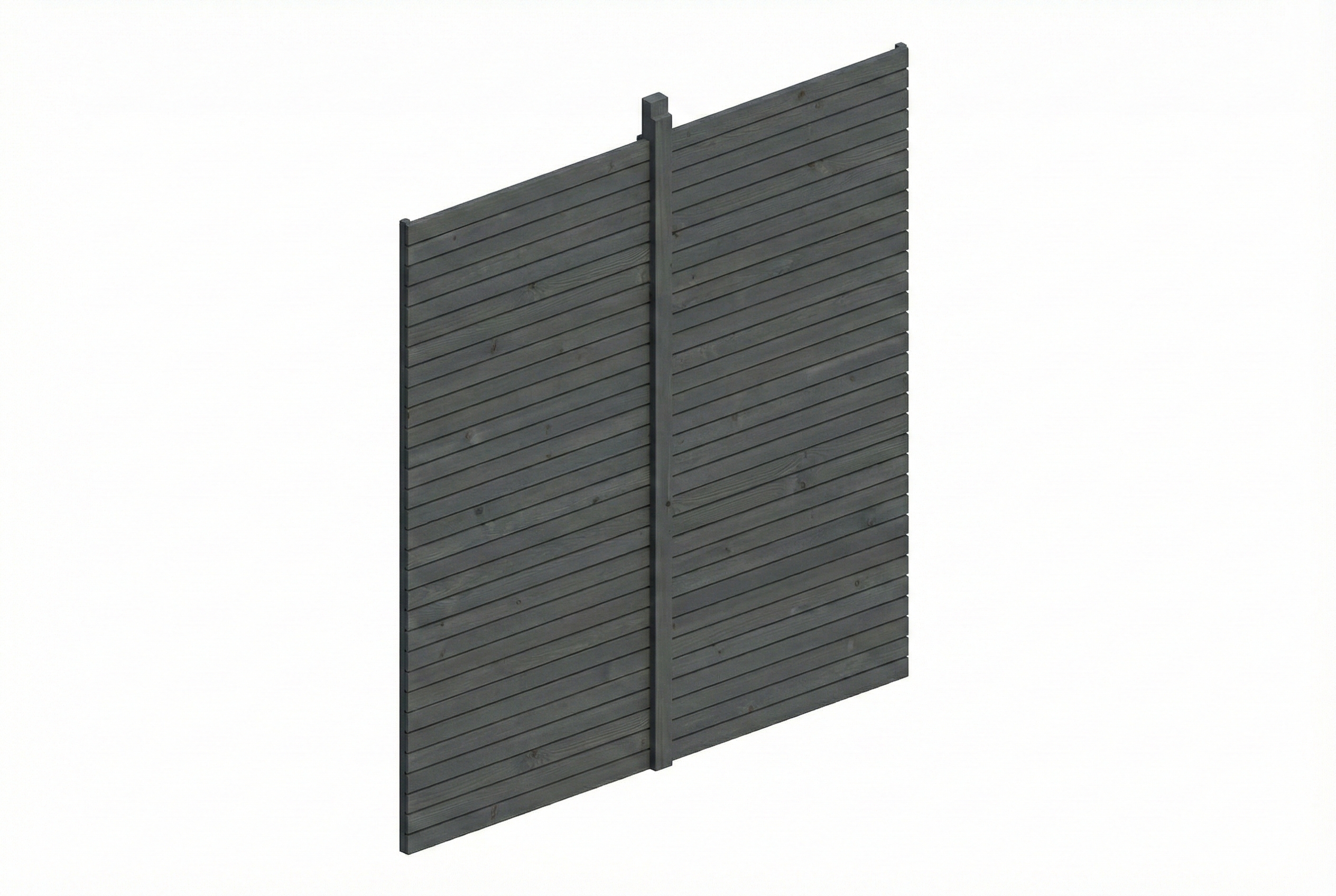 Rückwand Profilschalung 363 x 330cm, schiefergrau