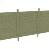 Rückwand Profilschalung 550x200cm, grün imprägniert