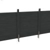 Rückwand Profilschalung 550x200cm, schiefergrau