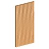 Seitenwand aus Lamellen 101 x 217 cm, Fichte, eiche hell