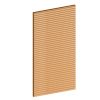 Seitenwand aus Lamellen 113 x 217 cm, Fichte, eiche hell