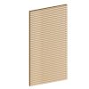 Seitenwand aus Lamellen 113 x 217 cm, Fichte, natur