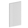 Seitenwand aus Lamellen 113 x 217 cm, Fichte, weiß