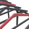 Schneelasterhöhung Carport 380 x 600 cm, schiefergrau