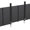Rückwand Rhombus 550 x 160 cm, Fichte, anthrazit