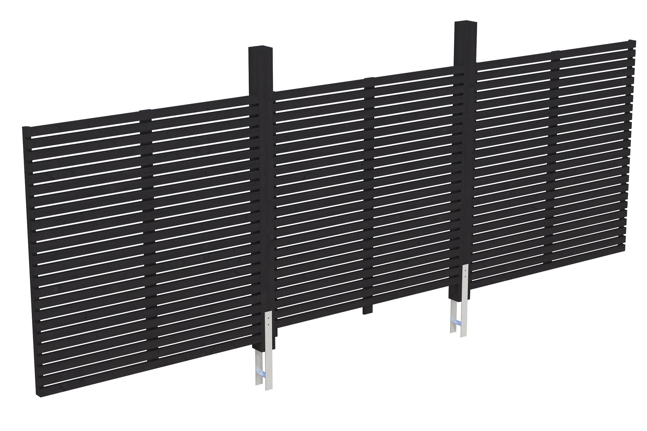 Rückwand Rhombus 550 x 160 cm, Fichte, anthrazit