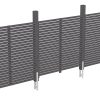 Rückwand Rhombus 550 x 160 cm, Fichte, schiefergrau