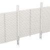 Rückwand Rhombus 550 x 160 cm, Fichte, weiß
