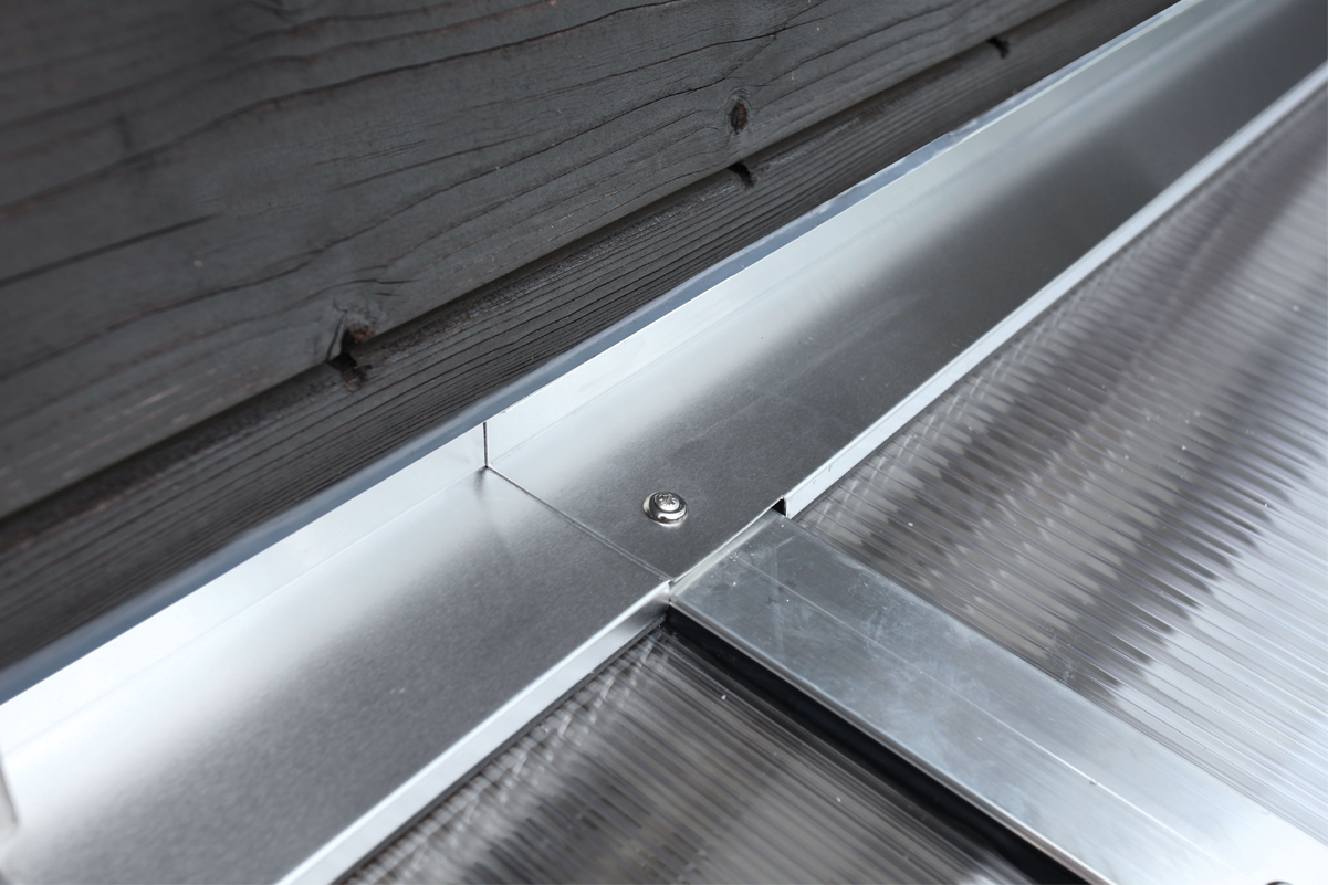 Wandanschlussprofil-Set für Terrassenüberdachungen 648 cm Breite